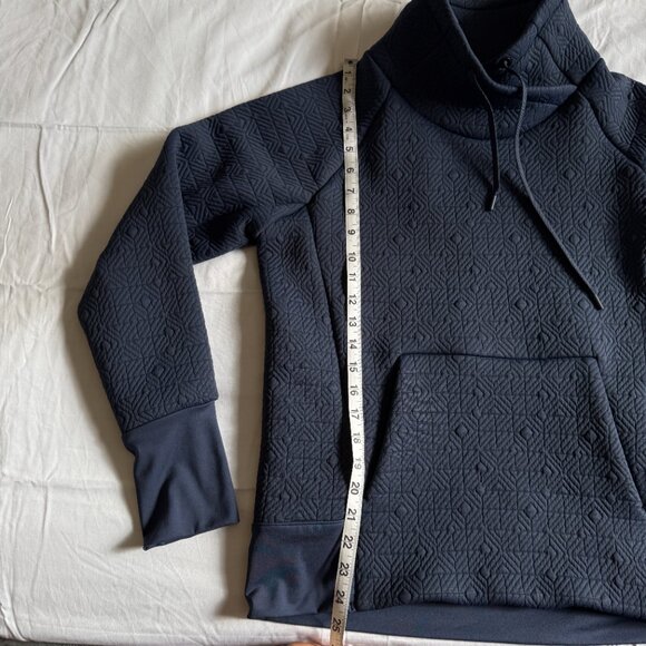ATHLETA Womens Jacquard Elevation Pullover Navy SIZE S - Picture 6 of 9